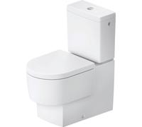 Duravit WC au sol Balcoon 207009AC00 – sans rebord, sortie horizontale, 4,5 l – blanc satiné