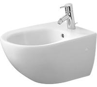 Duravit bidet mural Architec 570mm avec trop-plein, avec plage de robinetterie, 1 trou pour robinetterie, blanc, 2531150000