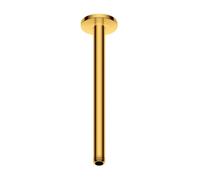 Duravit – Bras de douche de plafond UV0670026034 – 300 mm, rosace ronde, or poli