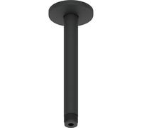 Duravit Bras de douche UV0670025046 200 mm montage plafond rond Noir mat