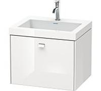 Duravit Brioso c-bonded avec base BR4600O1022, 60x48 cm blanc brillant / chrome, 1 cockl.