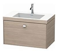Duravit Brioso c-bonded vasque avec soubassement BR4601O1031, 80x48, Pine Silver / chrome, trou robinetterie 2000