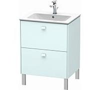 Duravit Brioso Meuble sous lavabo BR440100909 620x479mm, Lichtblau Matt , 2 Lichtblau Matt