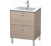 Duravit Brioso Meuble sous lavabo BR440101031 620x479mm, Pine Silver / chrome, 2 Pine Silver