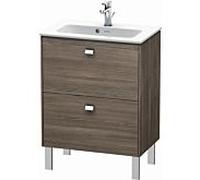 Duravit Brioso Meuble sous lavabo BR440601051 620x389mm, Pine Terra / chrome, 2 Pine Terra