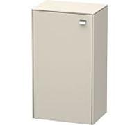 Duravit Brioso Duravit Brioso cabinet Individuel 61-91cm BR1340L1091, taupe, porte gauche, poignée chromée