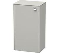 Duravit Brioso Élément haut individuel 61-91cm BR1340L1007 Betongrau Matt , porte gauche, poignée chromée