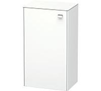 Duravit Brioso Élément haut individuel 61-91cm BR1340L1018, Weiß Matt , porte gauche, poignée chromée
