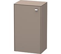 Duravit Brioso Élément haut individuel 61-91cm BR1340L1043, Basalt Matt , porte gauche, poignée chromée