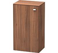 Duravit Brioso Élément haut individuel 61-91cm BR1340L1079, Nussbaum Natur / chrome, porte à gauche