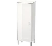 Duravit Brioso Meuble demi- Brioso Individuel 91-133cm BR1341R1018, Weiß Matt , porte à droite, poignée chromée