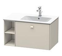 Duravit Brioso Meuble sous lavabo BR401409191 820x479mm, taupe, étagère à droite