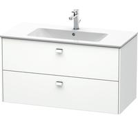 Duravit Brioso Meuble sous-lavabo suspendu 102,0 x 47,9 cm, avec 2 tiroirs, avec découpe pour siphon et tablier, pour lavabo ME by Starck 233610, BR410301018