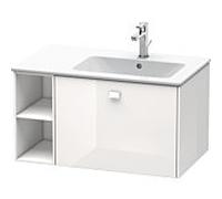 Duravit meuble sous-vasque Brioso BR401402222 820x479mm, Weiß Hochglanz , étagère à droite