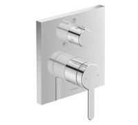 Duravit C.1 - Mitigeur de douche encastré, pour 2 sorties, chrome C14210011010