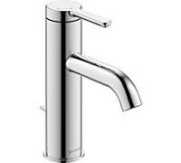 Duravit C.1 mitigeur lavabo M C11023001010 FreshStart, MinusFlow, avec tirette, chrome brillant