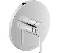 Duravit C.1 Mitigeur monocommande de douche encastré, rosette ronde, 1 consommateur, C14210010010, Couleur: chrome