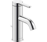 Duravit C.1 Mitigeur monocommandé pour lavabo S, avec garniture découlement, saillie 91mm, C11010001010, Couleur: chrome