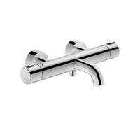 Duravit – Mitigeur thermostatique de baignoire C.1 – chromé apparent, avec inverseur et soupape