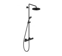 Duravit C.1 - Set de douche avec thermostat, noir mat C14280008046