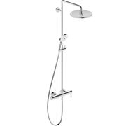 Duravit C.1 Shower System, avec mitigeur de douche, y compris douchette / douche de tête, saillie 350mm, C14280007010, Couleur: chrome