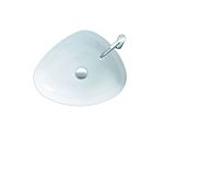 Duravit vasque à poser match0 Cape Cod 50x40,5cm, sans trou pour robinetterie, trop-plein, rangée de trous pour robinetterie, blanc satiné WonderGliss