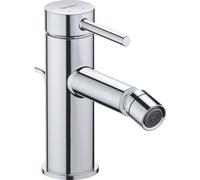 Duravit Circle Mitigeur monocommandé pour bidet, saillie 128 mm, avec garniture découlement, chrome, CE2400001010