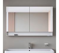 Duravit Qatego armoire 120x15.5x75 cm avec miroir blanc QA7153018180010