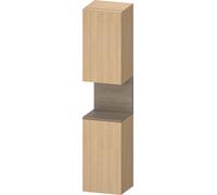 Duravit Collection One armoire haute, charnières à droite, 400x360x1760mm, niche chêne terra, QA1346R35300010, Couleur: ChÃªne naturel/avec Ã©clairage de niche