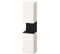 Duravit Collection One Armoire haute, charnières à gauche, 400x360x1760mm, niche chêne noir, QA1346L16840010, Couleur: Blanc supermat/avec Ã©clairage de niche