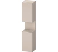 Duravit Collection One Armoires hautes, charnières à droite, 400x360x1760mm, niche Taupe Supermatt, QA1346R83910000