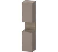 Duravit Collection One Armoires hautes, charnières à gauche, 400x360x1760mm, niche chêne terra, QA1346L35430010, Couleur: basalte mat/avec Ã©clairage de niche