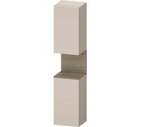 Duravit Collection One Armoires hautes, charnières à gauche, 400x360x1760mm, niche chêne terra, QA1346L35910000, Couleur: Taupe mat