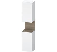 Duravit Collection One Armoires hautes, charnières à gauche, 400x360x1760mm, niche chêne terra, QA1346L35180010, Couleur: Blanc mat/avec Ã©clairage de niche