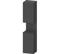 Duravit Collection One Armoires hautes, charnières à gauche, 400x360x1760mm, niche graphite mat, QA1346L49490010, Couleur: Graphite mat/avec Ã©clairage de niche