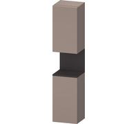 Duravit Collection One Armoires hautes, charnières à gauche, 400x360x1760mm, niche graphite super mate, QA1346L80430010