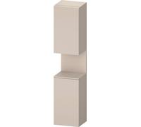 Duravit Collection One Armoires hautes, charnières à gauche, 400x360x1760mm, niche Taupe Supermatt, QA1346L83910010