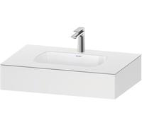 Duravit Collection One lavabo à encastrer avec console, 800x550x170mm, QA4690018180000, Couleur: Blanc Mat
