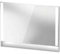 Duravit Collection One Miroirs, champs lumineux latéraux, intensité lumineuse variable, 1000x750x65mm, QA7083018180100, Couleur: Blanc mat/avec miroir chauffant