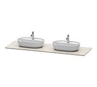 Duravit Console de lavabo LUV LU9467B2525 25x1783x595 mm pierre de quartz sable structure