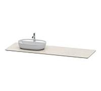 Duravit Console Luv LU9468L2525 178,3x59,5cm, gauche, structure en sable, en pierre de quartz, 1 découpe