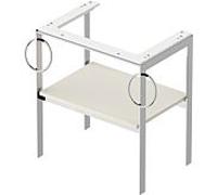 Duravit Console pour lavabo White Tulip WT4546B3939 68,4 x 45 cm, Nordic white porte-serviettes