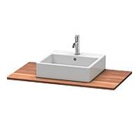 Duravit XSquare en bois massif XS061E07777 100x55cm, noyer américain, avec 1 découpe