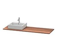Console en bois massif Duravit XSquare, 1 découpe à gauche, 1600x20x550mm, XS061HL7777