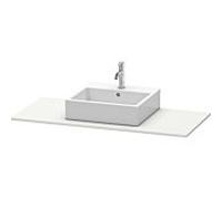 Duravit Console XSquare XS060D03939 80x55cm, avec 1 découpe, blanc nordique1 blanc mat