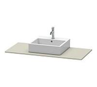 Duravit Console XSquare XS060D06060 80x55cm, avec 1 découpe, fini taupe satiné