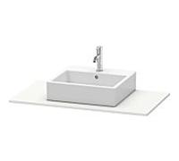 Duravit console XSquare XS060E03939 100x55cm, avec découpe 2000 , Nordic weiß