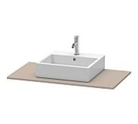 Duravit console XSquare XS060E04343 100x55cm, avec découpe 2000 , basalte mat