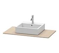 Duravit console XSquare XS060E07575 100x55cm, avec découpe 2000 , Leinen