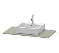 Duravit Console XSquare XS060E09292 1 découpe 1000x16x550 mm Gris pierre satiné mat